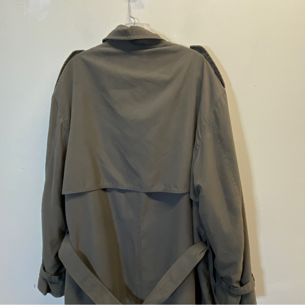 Vintage BILL BLASS Men’s Trench Coat With Hood Size XXL - Picture 9 of 16